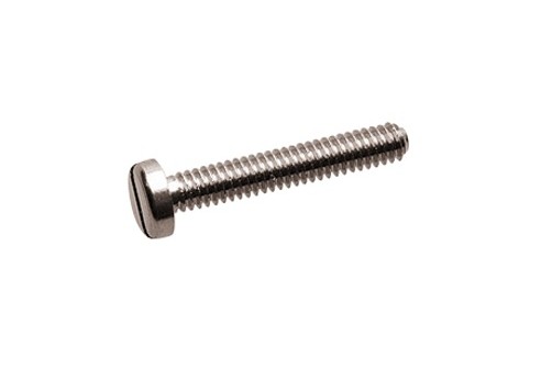 Gleufschroef zilver Ø 1,5 lengte 10 mm