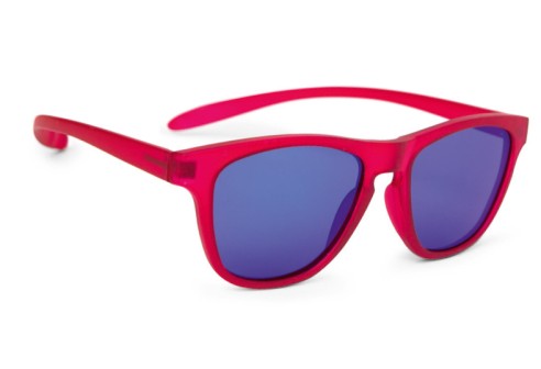 B&S zonnebril voor 8 tot 10 jaar rood - met blauw verspiegeling maat M