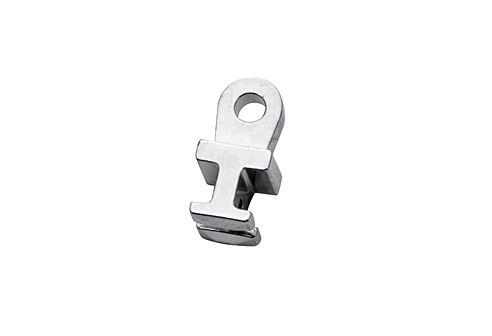 Insmeltscharnieren voorstukdeel gewoon, enkel oog, opening 1,4 mm
