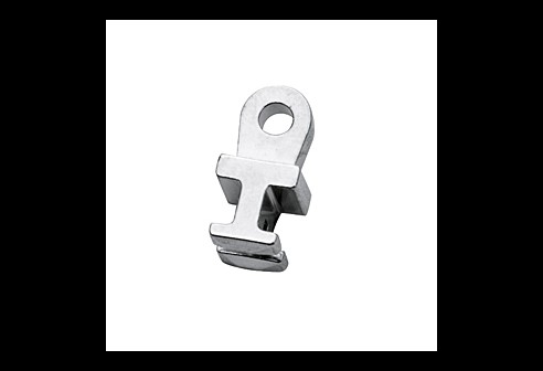Insmeltscharnieren voorstukdeel gewoon, enkel oog, opening 1,4 mm