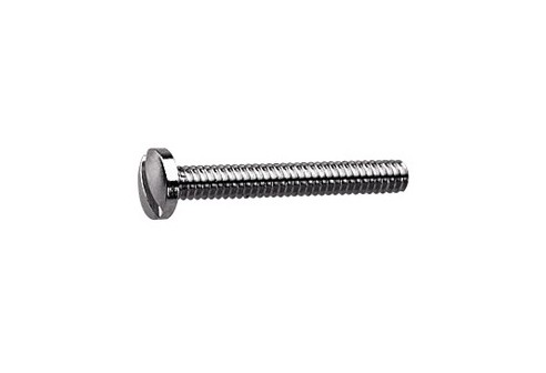 Gleufschroef zilver Ø 1,4 lengte 11,4 mm