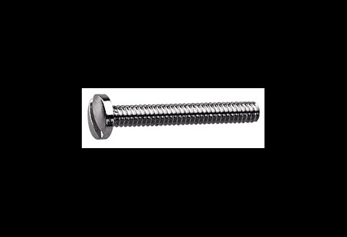 Gleufschroef zilver Ø 1,4 lengte 11,4 mm