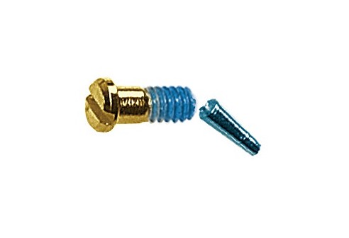Gleufschroef goud Tuflock Ø 1,4 lengte 4,0/7,0 mm