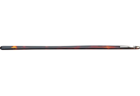 Acetaatveren donkerhavanna, scharnier 1 mm hoogte 3 mm