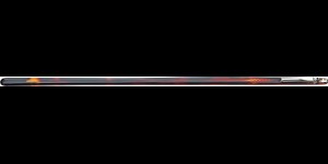 Acetaatveren donkerhavanna, scharnier 1 mm hoogte 3 mm