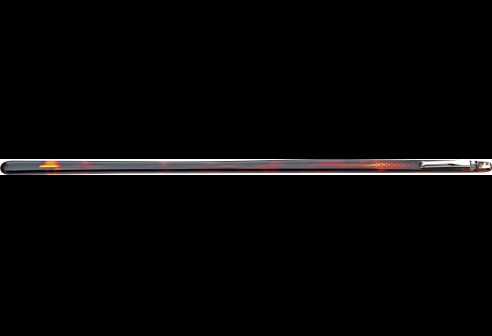 Acetaatveren donkerhavanna, scharnier 1 mm hoogte 3 mm