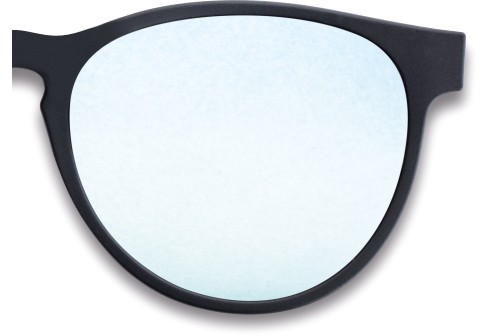 Polarisatie voorhanger zwart blauw verspiegeld 85-90%