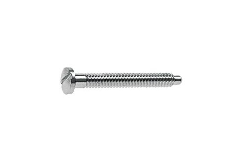 Gleufschroef zilver Ø 1,4 lengte 12 mm