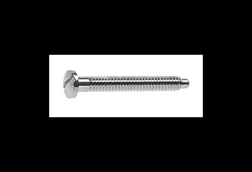 Gleufschroef zilver Ø 1,4 lengte 12 mm