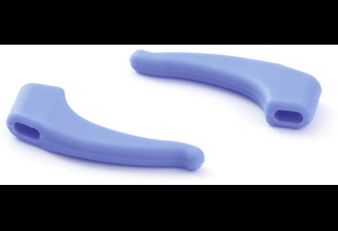 Milo & Me kids antislip oorhaakjes, denim licht blauw