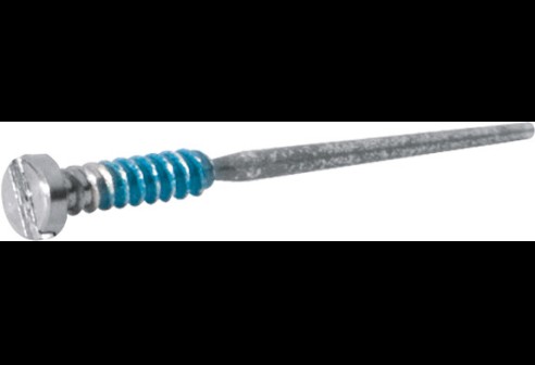 Gleufschroef zilver Tuflock Ø 1,2 lengte 5,5/15,5 mm
