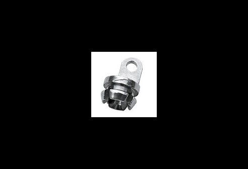 Insmeltscharnieren voorstukdeel gewoon, enkel oog, opening 1,0 mm
