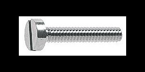 Gleufschroef zilver Ø 1,4 lengte 8,6 mm