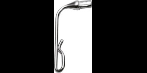 Padsteun beta-titanium L, zilver 