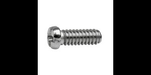 Gleufschroef zilver Ø 1,4 lengte 4,4 mm