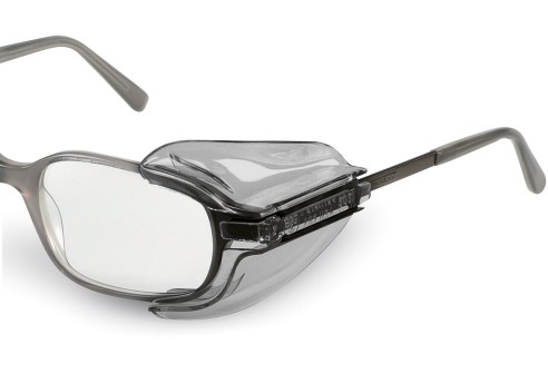 Zijkapjes polycarbonaat grijs-transparant