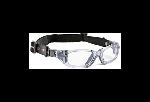 Progear Sportbril  met hoofdband - M - Crystal Transparant