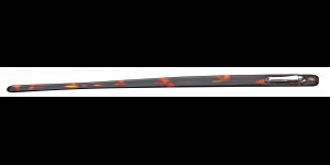 Acetaatveren donkerhavanna, scharnier 1,2 mm hoogte 6,3 mm