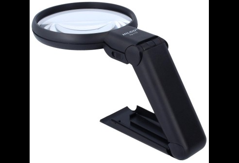Hand/staan loep 2X/4X met LED