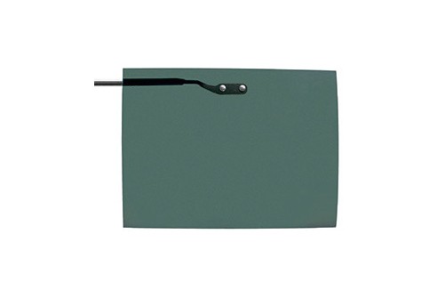 Voorhanger opklapbaar, zeer fijne uitvoering, maat L, gun frame - Groen, polariserend