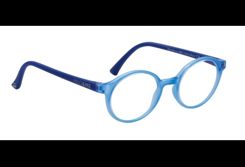 Charly transparant lichtblauw/denim, maat 40