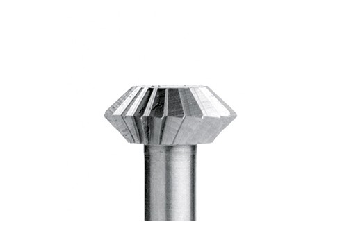 Groevenfrees voor bewerken van kunststof en metalen facetranden, 8mm
