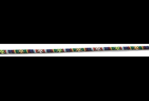Brillenband Boho-style blauw