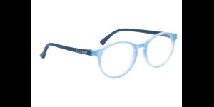 Kim transparant denim lichtblauw/donkerblauw, maat 44